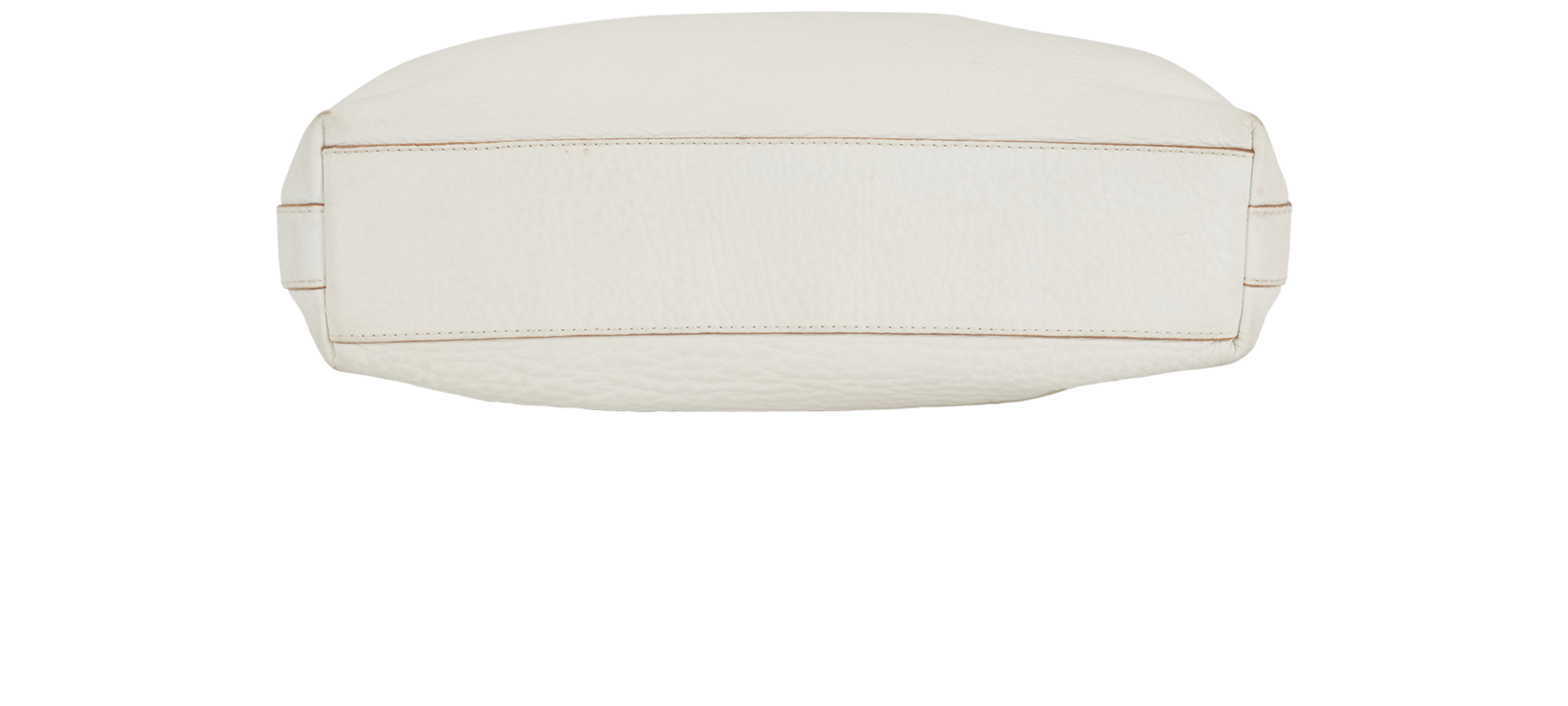 Gancio Shoulder Bag, &pound;140, Handbags, White, Leather, Top view